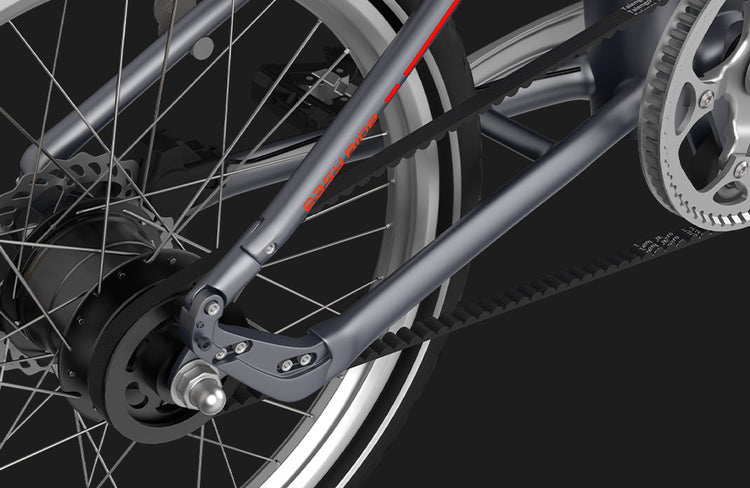 PVY LIBON Folding Mini E-bike (bike to work scheme/cycle to work scheme ireland) - Carbon Belt