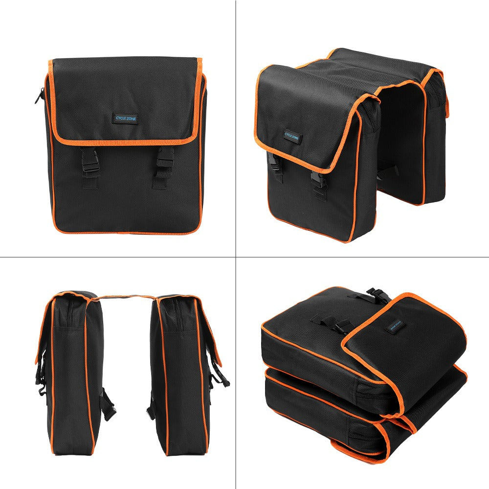 Cykeltaske med stor kapacitet