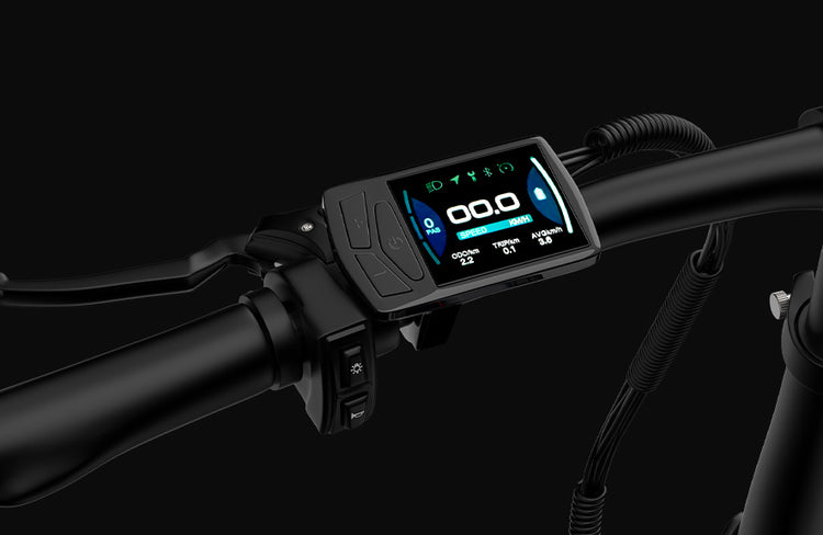 PVY LIBON Folding Mini E-bike (bike to work scheme/cycle to work scheme ireland) - Suspension Fork - Smart colour display