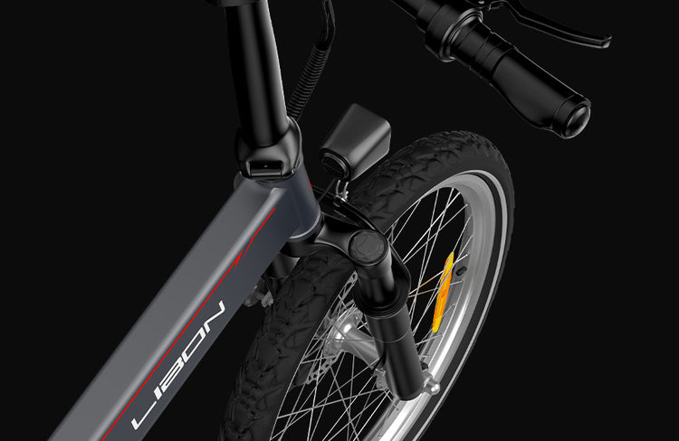 PVY LIBON Folding Mini E-bike (bike to work scheme/cycle to work scheme ireland) - Suspension Fork