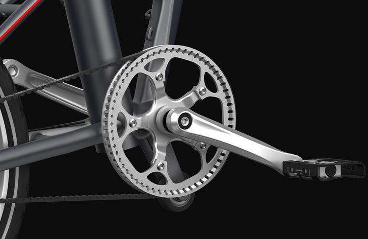 PVY LIBON Folding Mini E-bike (bike to work scheme/cycle to work scheme ireland) - Suspension Fork - Crankset